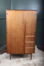 Load image into Gallery viewer, English MidCentury Gentlemans Wardrobe c.1960 by Nathan