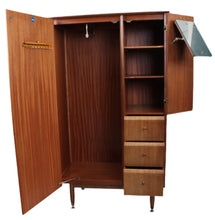 Load image into Gallery viewer, English MidCentury Gentlemans Wardrobe c.1960 by Nathan