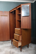Load image into Gallery viewer, English MidCentury Gentlemans Wardrobe c.1960 by Nathan