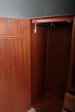 Load image into Gallery viewer, English MidCentury Gentlemans Wardrobe c.1960 by Nathan