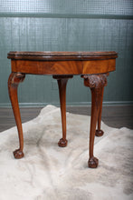 Load image into Gallery viewer, English Burl Walnut Transformative Games Table c.1900