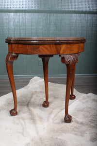 English Burl Walnut Transformative Games Table c.1900