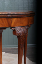 Load image into Gallery viewer, English Burl Walnut Transformative Games Table c.1900