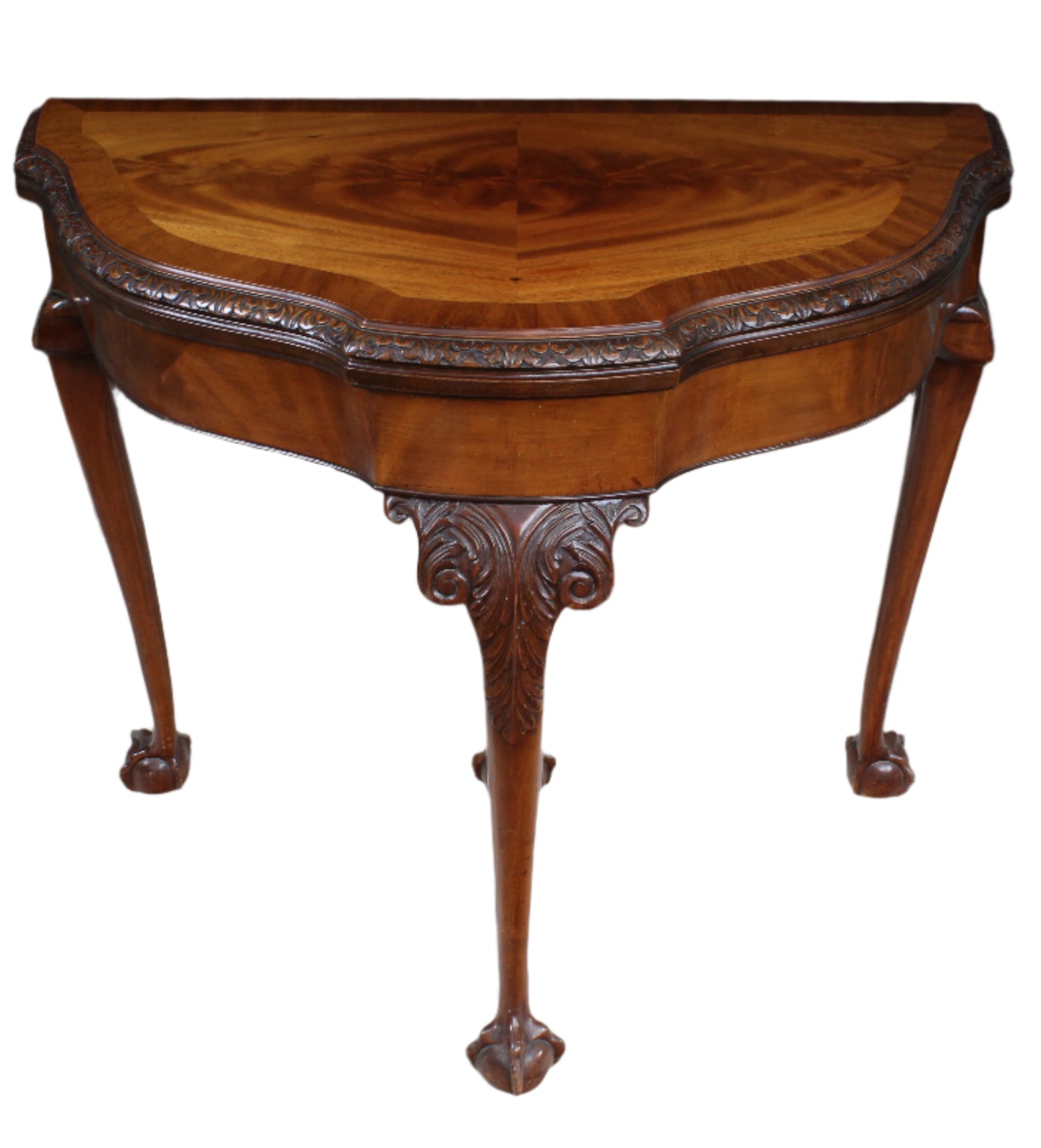English Burl Walnut Transformative Games Table c.1900