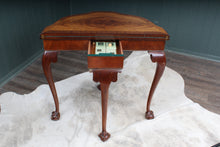 Load image into Gallery viewer, English Burl Walnut Transformative Games Table c.1900