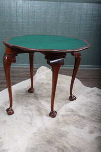 English Burl Walnut Transformative Games Table c.1900