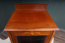 Load image into Gallery viewer, English Walnut Music Display Cabinet c.1900
