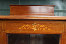 Load image into Gallery viewer, English Walnut Music Display Cabinet c.1900