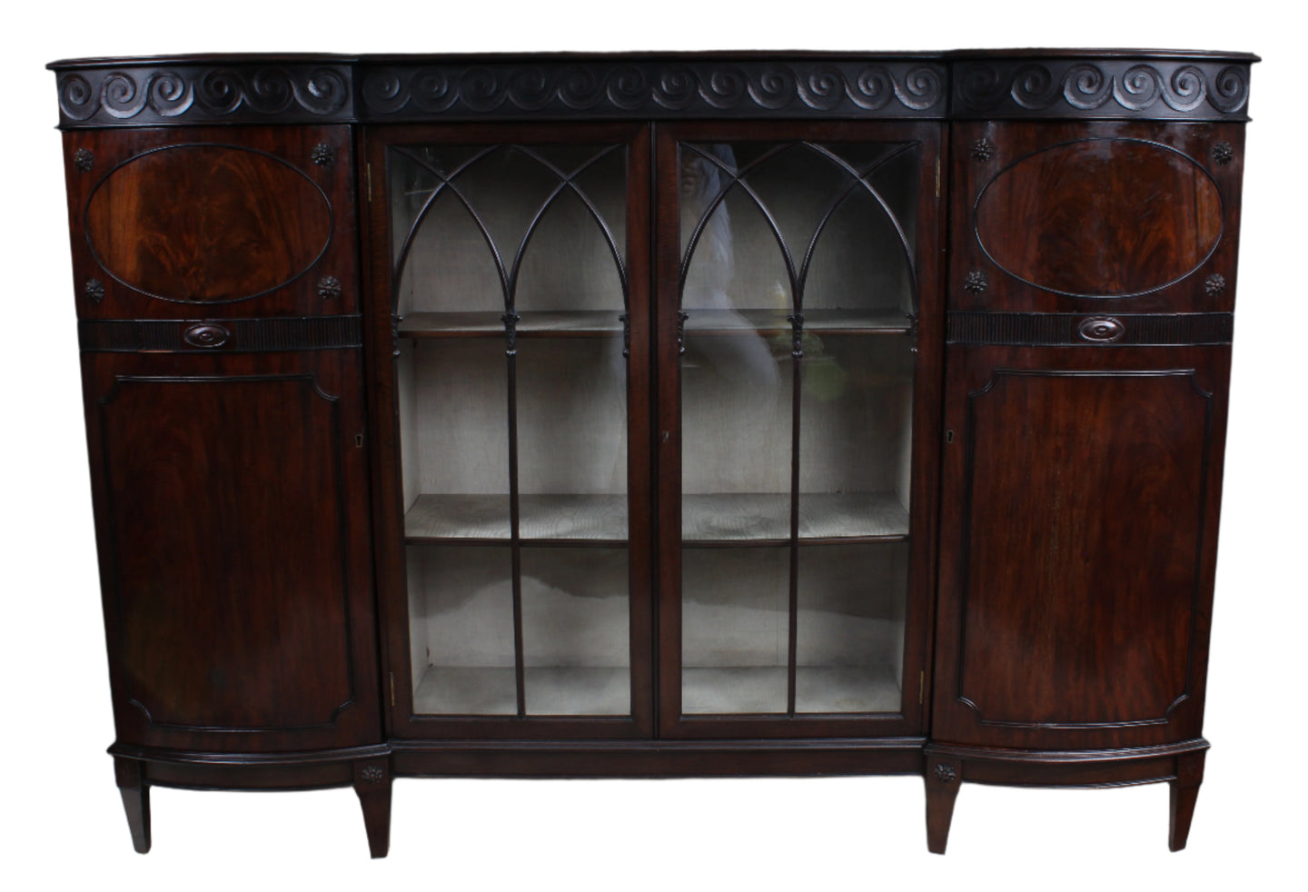 English Mahogany Side-by-Side c.1900