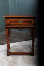 Load image into Gallery viewer, English Oak Single Drawered Side Table