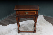 Load image into Gallery viewer, English Oak Single Drawered Side Table