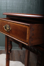 Load image into Gallery viewer, English Oak Single Drawered Side Table