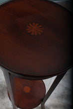 Load image into Gallery viewer, English Inlaid Mahogany Plant Stand c.1900