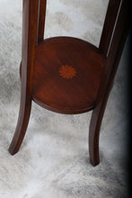 Load image into Gallery viewer, English Inlaid Mahogany Plant Stand c.1900