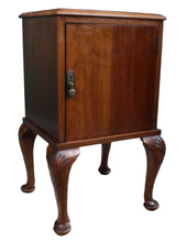 Load image into Gallery viewer, English Mahogany Bedside Cupboard early 1900s