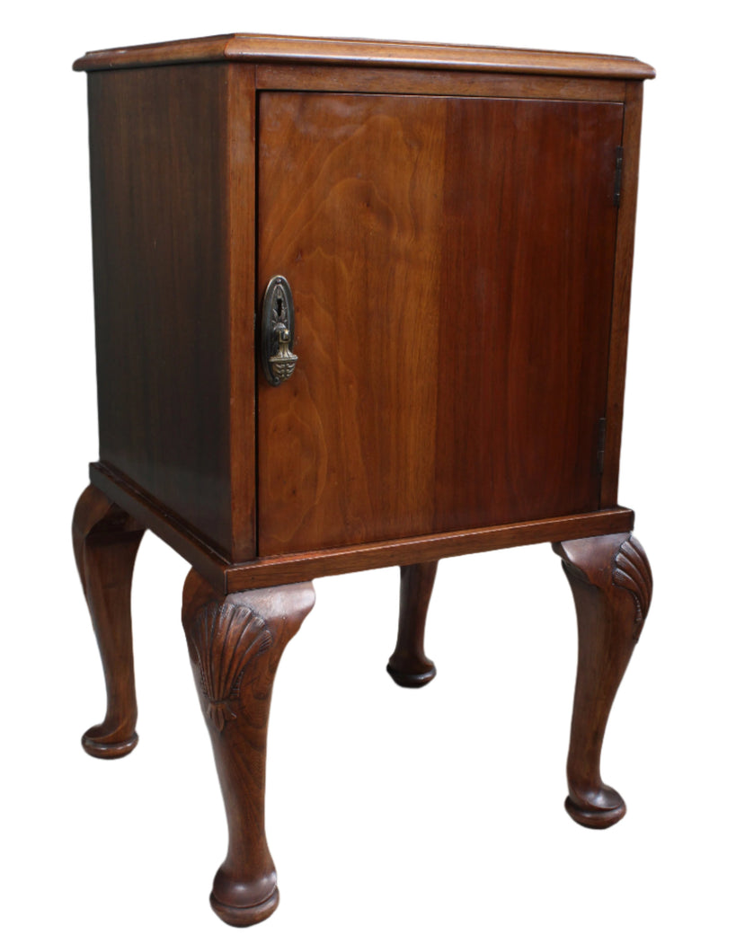 English Mahogany Bedside Cupboard early 1900s