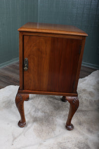 English Mahogany Bedside Cupboard early 1900s