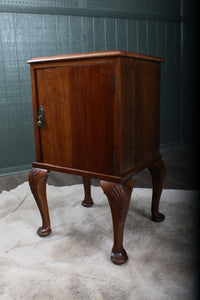 English Mahogany Bedside Cupboard early 1900s