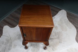English Mahogany Bedside Cupboard early 1900s