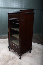 Load image into Gallery viewer, English Mahogany Music Cabinet c.1900