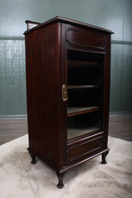 Load image into Gallery viewer, English Mahogany Music Cabinet c.1900