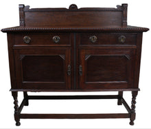 Load image into Gallery viewer, English Oak Sideboard c.1900
