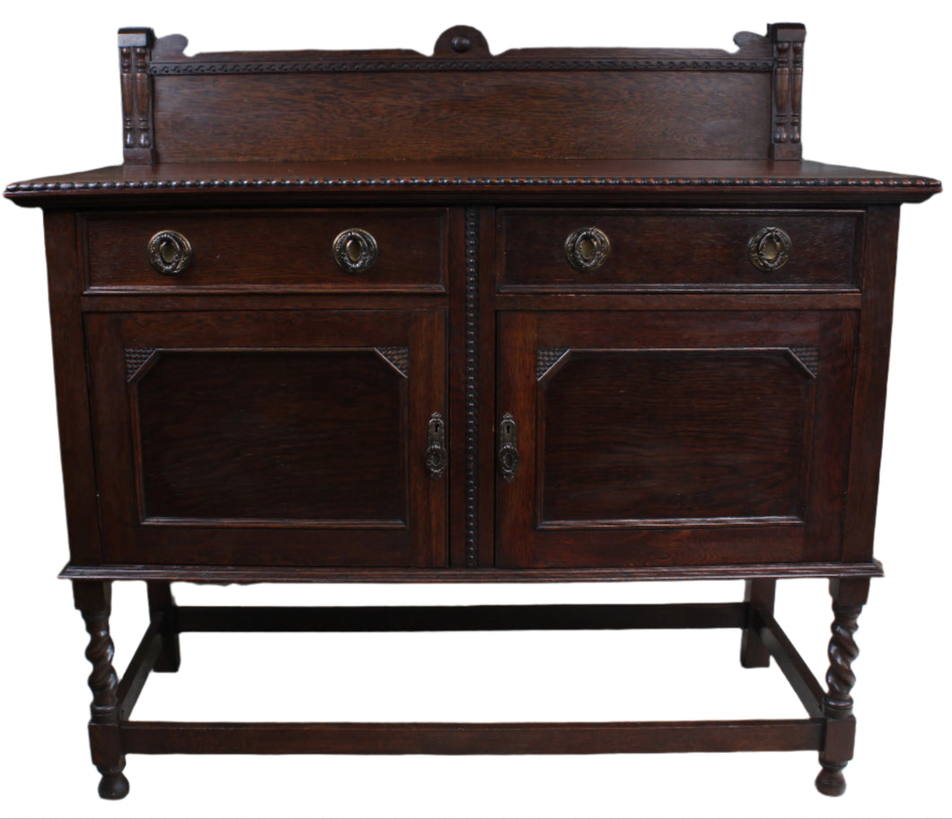 English Oak Sideboard c.1900