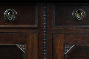 English Oak Sideboard c.1900