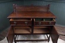 Load image into Gallery viewer, English Oak Sideboard c.1900