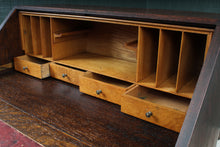 Load image into Gallery viewer, English Oak Barley Twist Fallfront Desk c.1900