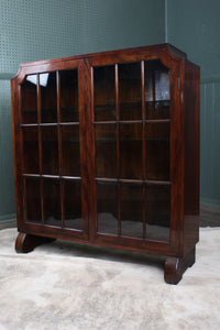 English Mahogany Bookcase c.1920
