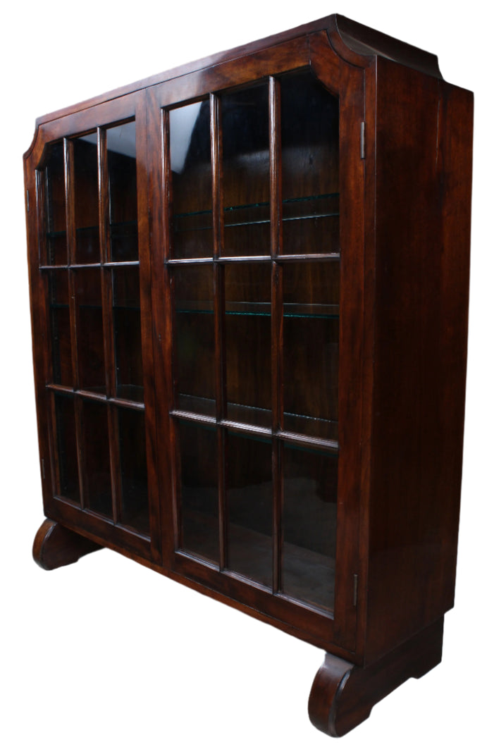 English Mahogany Bookcase c.1920