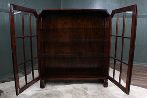 English Mahogany Bookcase c.1920