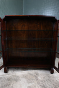 English Mahogany Bookcase c.1920