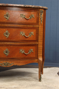 French Marble Topped Chest c.1900