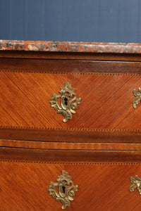 French Marble Topped Chest c.1900