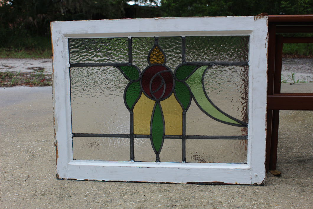 Antique English Stained Glass Window