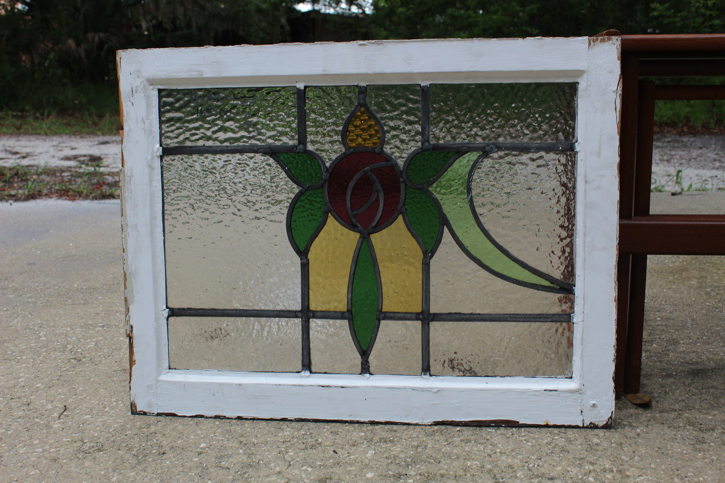 Antique English Stained Glass Window