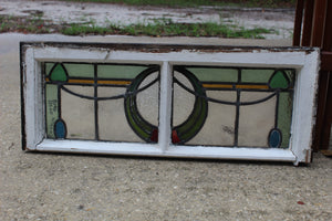 Antique English Stained Glass Window