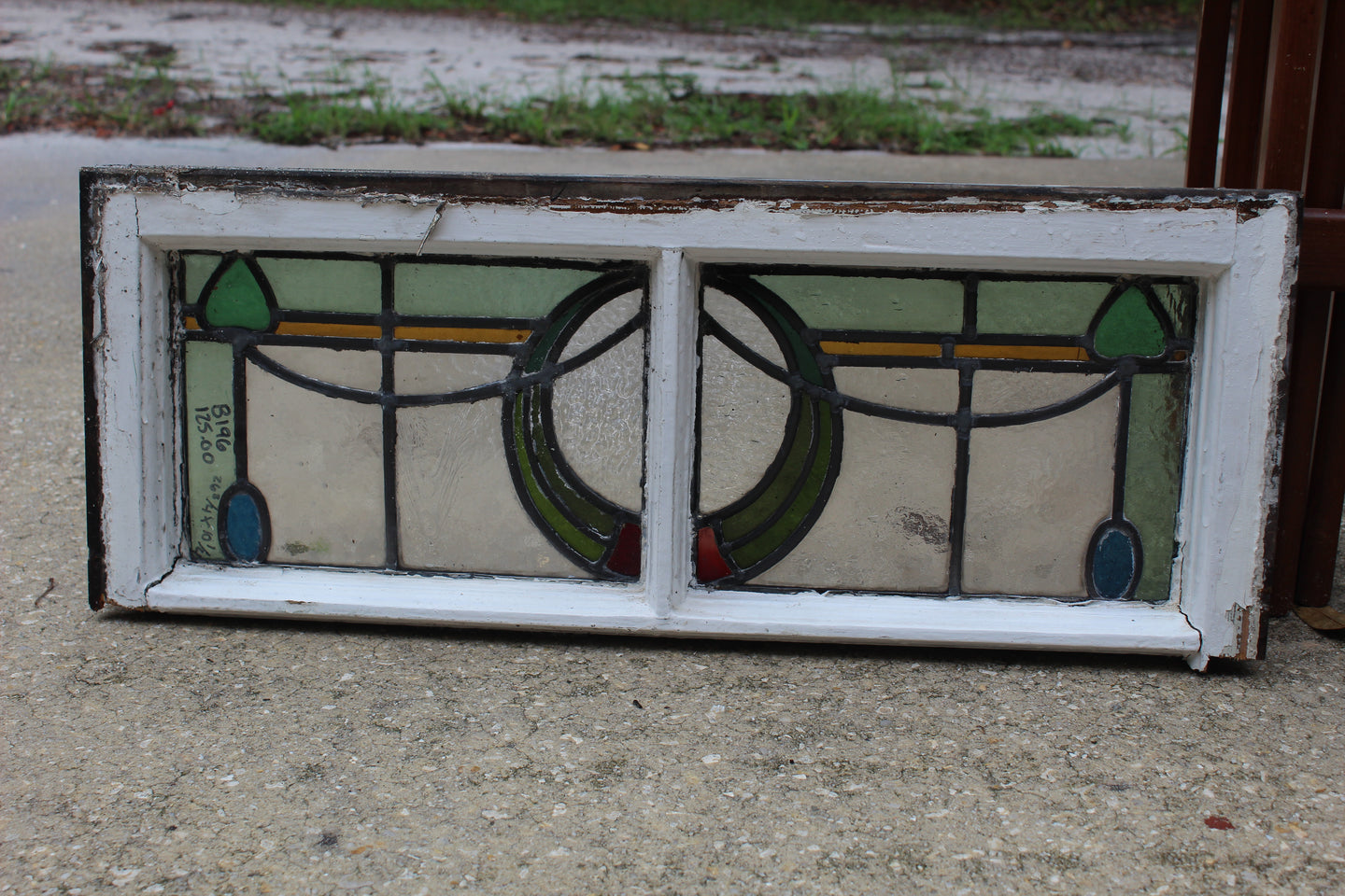 Antique English Stained Glass Window
