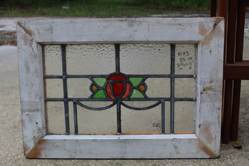 Antique English Stained Glass Window