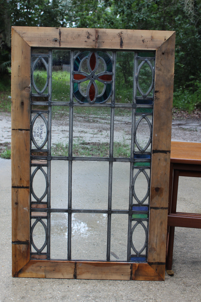 Antique English Stained Glass Window