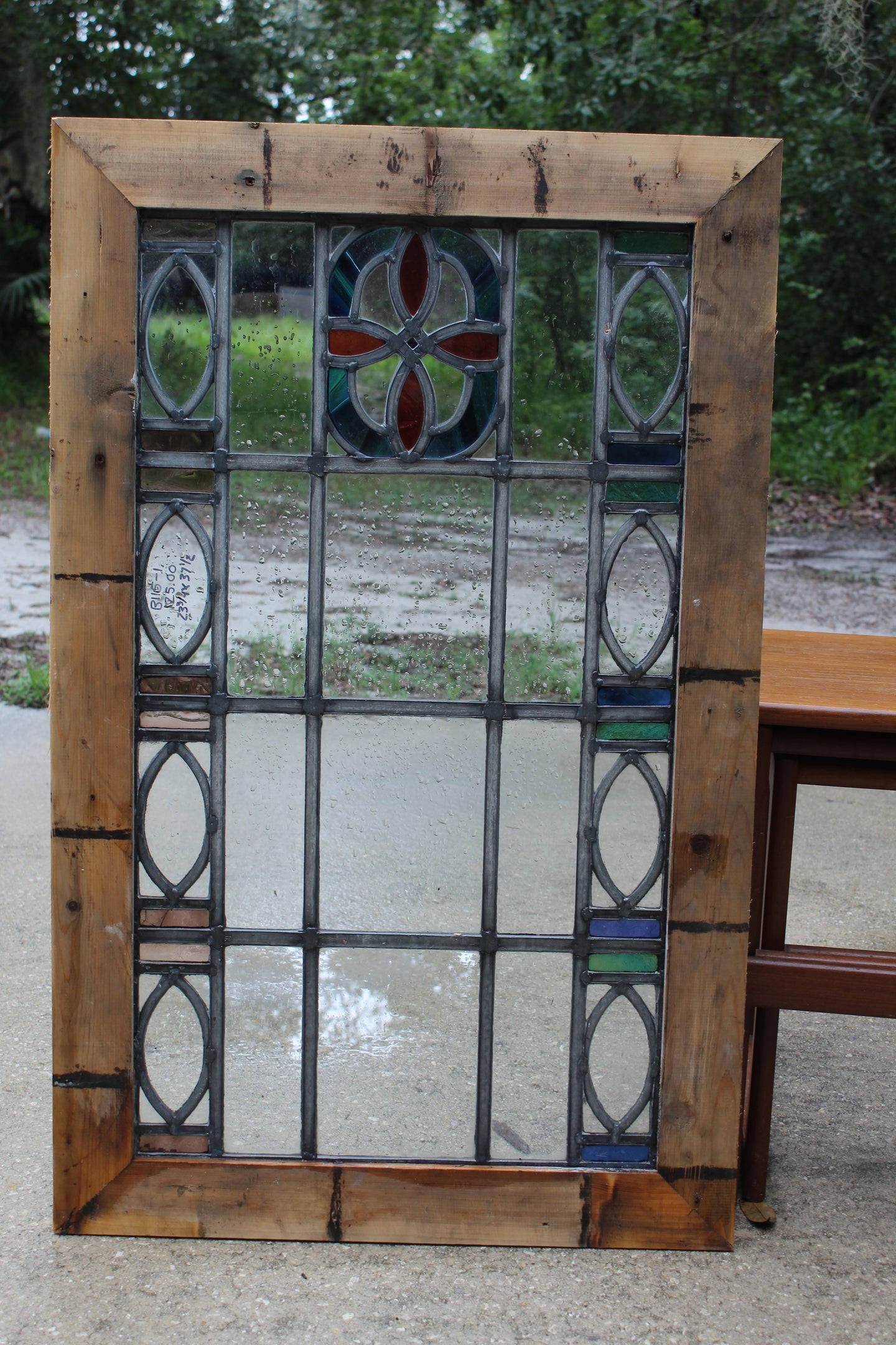 Antique English Stained Glass Window