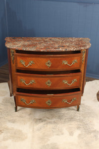 French Marble Topped Chest c.1900