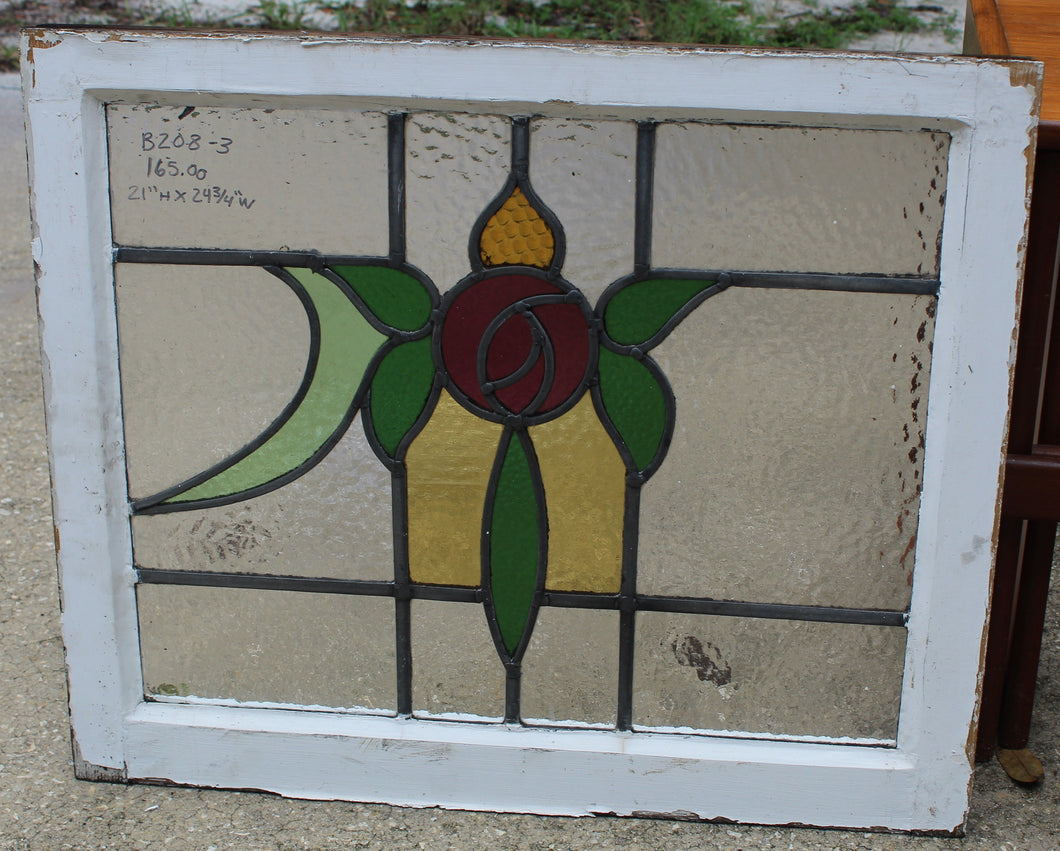 Antique English Stained Glass Window