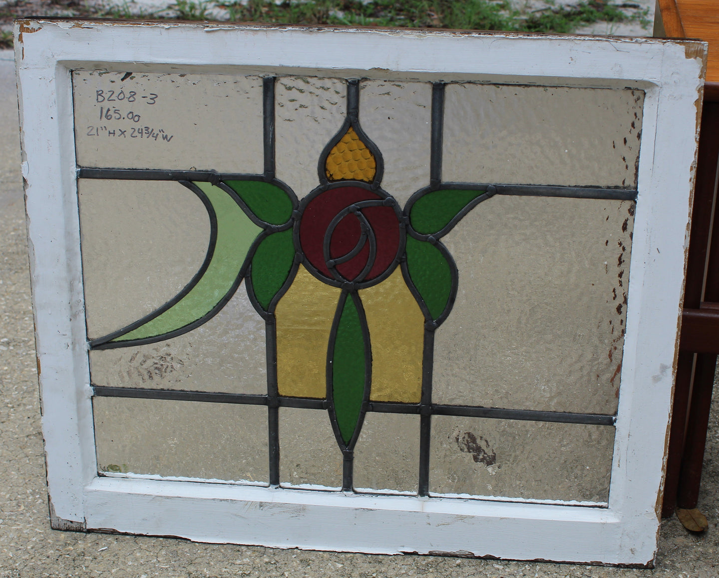 Antique English Stained Glass Window