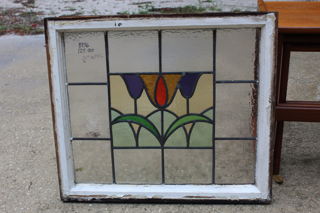 Antique English Stained Glass
