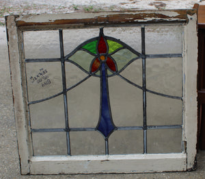 Antique English Stained Glass