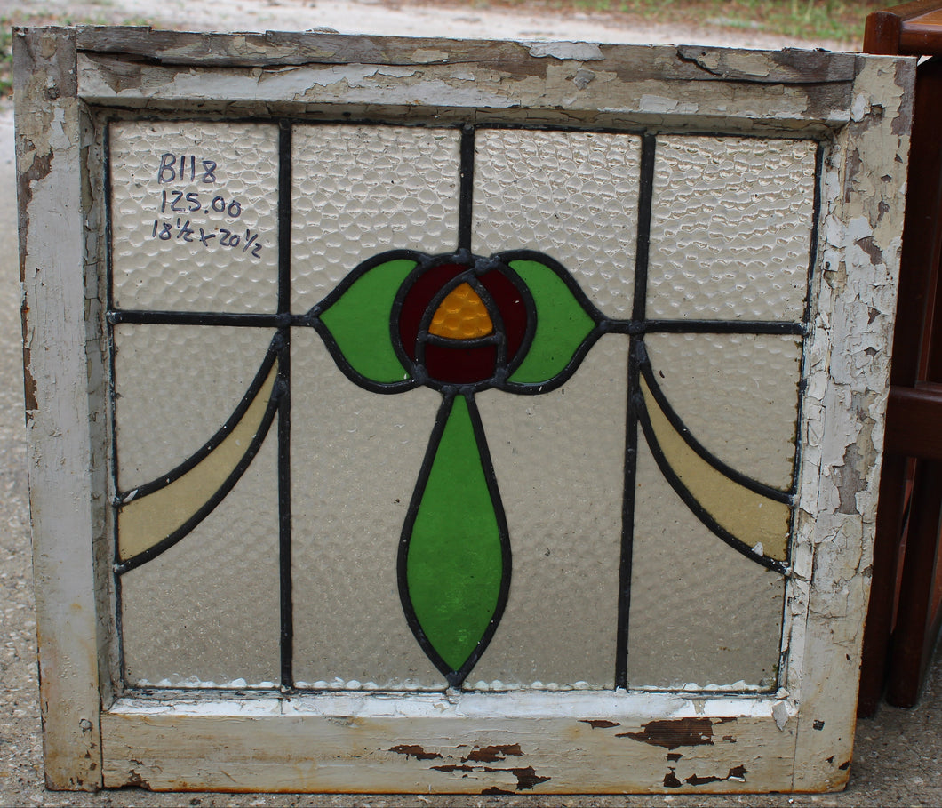 Antique English Stained Glass