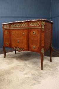 French Marble Top Chest c.1900